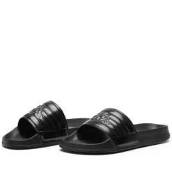 Klapki damskie Kappa Logo Searl. Białe klapki damskie Kappa, bez wzorów, bez obcasa. Za 149.50 zł.