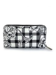 Mila Blu Skórzany portfel „Rovere” w kolorze czarno-białym - 20 x 11 x 2 cm rozmiar: onesize. Białe portfele damskie Mila Blu, bez wzorów, z materiału. Za 130.99 zł.