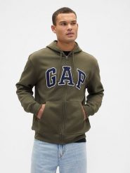 GAP Bluza w kolorze khaki rozmiar: L. Brązowe bluzy z kapturem męskie GAP, l. Za 123.25 zł.