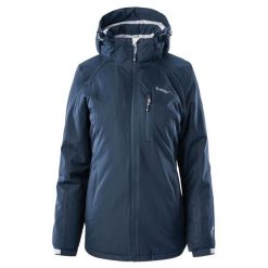 Kurtka damska ocieplana Hi-Tec Lady Orebro II - granatowa, Rozmiar L. Brązowe kurtki damskie Hi-tec, na zimę, l, bez wzorów. Za 209.99 zł.