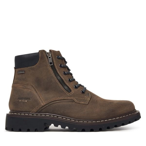 Trapery Josef Seibel. Szare buty zimowe męskie Josef Seibel, bez zapięcia. Za 539.99 zł.