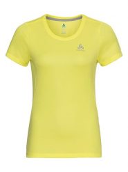 Odlo Koszulka sportowa "F-Dry" w kolorze żółtym rozmiar: S. Żółte bluzki sportowe damskie Odlo, s, bez wzorów, z materiału, bez ramiączek. Za 144.92 zł.
