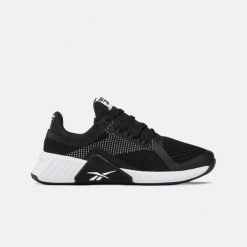 Damskie buty treningowe Reebok FLIP CHARGE 100257651 czarne. Czarne obuwie treningowe damskie Reebok, na fitness i siłownię. Za 189.00 zł.