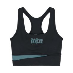Biustonosz dla kobiet Benlee Forebrae. Czarne biustonosze sportowe damskie Benlee, bez wzorów. Za 233.50 zł.