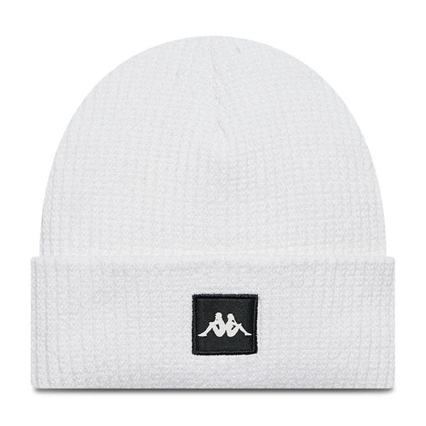 Czapka Kappa. Białe czapki męskie Kappa, na zimę, bez wzorów. Za 59.99 zł.