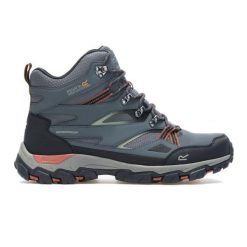 Męskie wodoodporne buty turystyczne Holcombe III. Niebieskie buty trekkingowe męskie Regatta, na zimę, z materiału, bez zapięcia, trekkingowe. Za 199.99 zł.