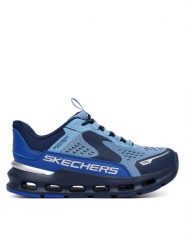 Skechers Sneakersy Slip-Ins: Glide-Step Plus - Vista-Lane 404203L/BLNV Niebieski. Niebieskie buty sportowe chłopięce Skechers, z materiału, bez zapięcia. Za 269.99 zł.