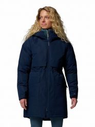 Columbia Parka "Juniper Ridge III" w kolorze granatowym rozmiar: XL. Niebieskie parki damskie Columbia, xl, bez wzorów. Za 994.95 zł.