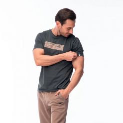 T-shirt Męski Hamiloni. Czarne t-shirty męskie Hi-tec, l, bez wzorów, z bawełny, bez kołnierzyka. Za 83.99 zł.