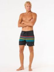 Rip Curl Szorty kąpielowe "Mirage Retro Mumma" w kolorze czarnym ze wzorem rozmiar: 30. Czarne szorty sportowe męskie Rip Curl, z materiału, outdoorowe. Za 119.95 zł.