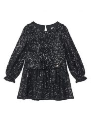 Abel & Lula Sukienka elegancka 5531 Czarny Regular Fit. Czarne sukienki dziewczęce Abel & Lula, bez wzorów, z syntetyku, eleganckie, bez ramiączek. Za 359.99 zł.