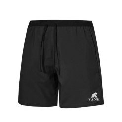 Damskie spodenki do biegania. Czarne szorty damskie FJORK MERINO, bez wzorów, z poliesteru, sportowe. W wyprzedaży za 199.00 zł.