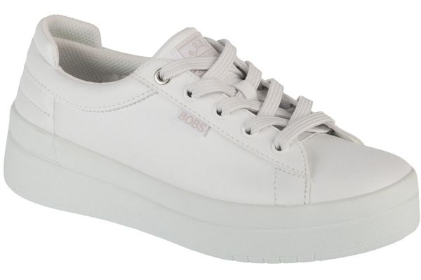 Buty sportowe Sneakersy damskie, Bobs Dvine Sky - Main Step. Białe buty sportowe na co dzień damskie Skechers, bez wzorów, z materiału, trekkingowe. Za 249.99 zł.
