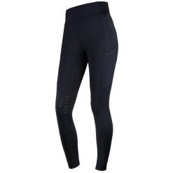 Damskie legginsy jeździeckie o średniej przyczepności Schockemöhle Sports. Czarne legginsy damskie SCHOCKEMÖHLE, bez wzorów, z materiału. Za 382.00 zł.