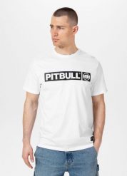 Koszulka sportowa męska Pitbull West Coast Hilltop. Białe t-shirty sportowe męskie PITBULL, m, z bawełny, bez ramiączek. Za 89.00 zł.