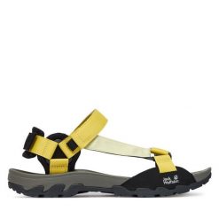 Sandały Jack Wolfskin. Żółte sandały męskie Jack Wolfskin, bez zapięcia. Za 379.99 zł.