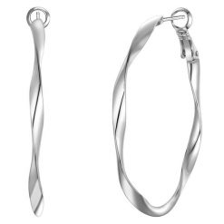 Yokoamii Kolczyki kola z posrebrzanego mosiadzu 1 ct Damski. Szare kolczyki damskie Yokoamii, posrebrzane. Za 159.99 zł.