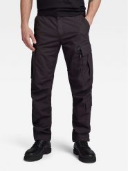 G-Star Raw Spodnie materiałowe P-3 D23677-D308 Czarny Regular Fit. Czarne spodnie materiałowe męskie G-Star Raw, bez wzorów, z bawełny, retro. Za 529.99 zł.