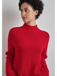 Street One Sweter w kolorze czerwonym rozmiar: 36. Czerwone golfy damskie Street One, z bawełny, bez kołnierzyka. Za 118.56 zł.