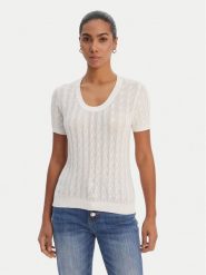 Fracomina Sweter FR26ST7031K547R9 Écru Regular Fit. Swetry klasyczne damskie Fracomina, xl, bez kołnierzyka. Za 459.99 zł.