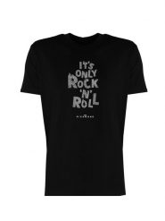 John Richmond T-Shirt | HMP25030TS | Mężczyzna | Czarny. Czarne t-shirty męskie John Richmond, l, bez wzorów, z bawełny, bez kołnierzyka. W wyprzedaży za 179.00 zł.