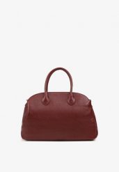 Bordowa Torebka Shopperka na Ramię z Paskiem Arovire. Czerwone shopper bag damskie Renee, bez wzorów, z jeansu, na ramię, bez dodatków. Za 169.99 zł.