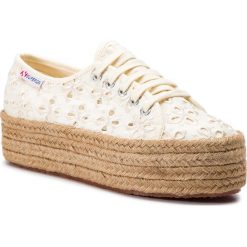 Espadryle SUPERGA - 2790 QUATREFOILSANGALLOROPEW S00FIM0 Ecru 912. Żółte espadryle damskie Superga, bez wzorów, z materiału, bez obcasa, na koturnie. W wyprzedaży za 279.00 zł.