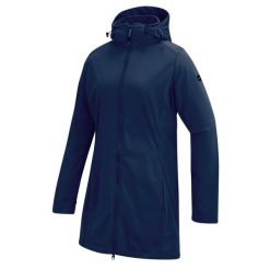 Damska kurtka softshell Carisbrooke z długim rękawem i kapturem, wodoodporna. Niebieskie kurtki damskie Regatta, m, bez wzorów, z materiału, z kapturem. Za 299.99 zł.