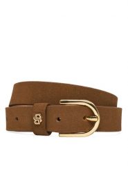 BOSS Pasek Scarlet-Bb-Sd-G_Sz25 50522643 Brązowy. Brązowe paski damskie Boss, bez wzorów, ze skóry. Za 379.99 zł.