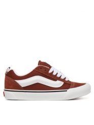 Vans Tenisówki Knu Skool VN000D22FSB1 Bordowy. Czerwone trampki i tenisówki damskie Vans, bez wzorów, ze skóry. Za 399.99 zł.