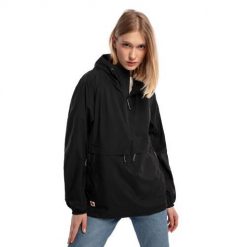 Kurtka turystyczna damska Fjällräven High Coast Lite Anorak. Czarne kurtki damskie Fjällräven, m, bez wzorów, bez kaptura. Za 766.10 zł.