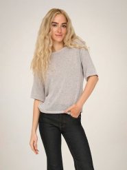JDY Sweter w kolorze beżowym rozmiar: XL. Brązowe swetry klasyczne damskie JDY, xl, bez kołnierzyka. Za 61.46 zł.