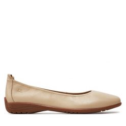 Baleriny Josef Seibel. Brązowe baleriny damskie Josef Seibel, bez wzorów, bez obcasa. Za 389.99 zł.