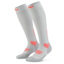 Męskie długie skarpety kompresyjne sportowe Core Run wysokie CEP. Szare skarpetki damskie CEP, bez wzorów, z elastanu. Za 209.00 zł.