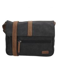 Beagles Skórzana torebka "Brunete" w kolorze czarnym - 27 x 23 x 7 cm rozmiar: onesize. Czarne torebki klasyczne damskie Beagles, bez wzorów, z materiału, bez dodatków. Za 78.99 zł.