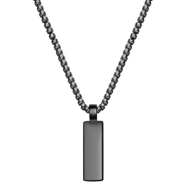 True Rebels Łańcuszek Stal nierdzewna Czarny Naszyjniki 1 ct Męskie. Czarne biżuteria dla mężczyzn True Rebels, ze stali. Za 149.99 zł.