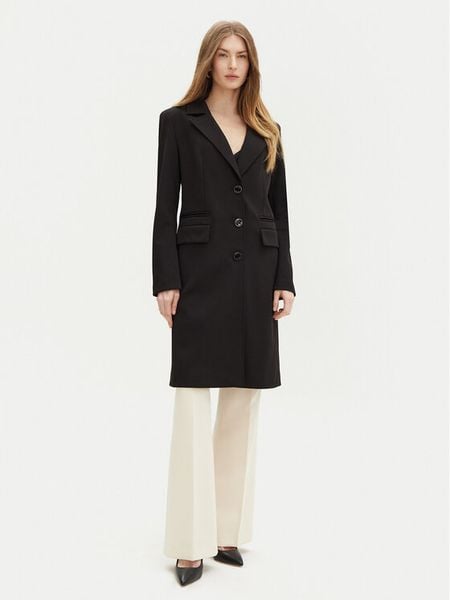Guess Płaszcz przejściowy W5RL08 WGVF2 Czarny Regular Fit. Czarne płaszcze damskie Guess, s, z aplikacjami, z syntetyku. Za 439.99 zł.