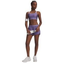 Szorty damskie Under Armour Tech Play Up. Fioletowe spodenki sportowe damskie Under Armour, xl, z dzianiny, na fitness i siłownię. Za 191.00 zł.