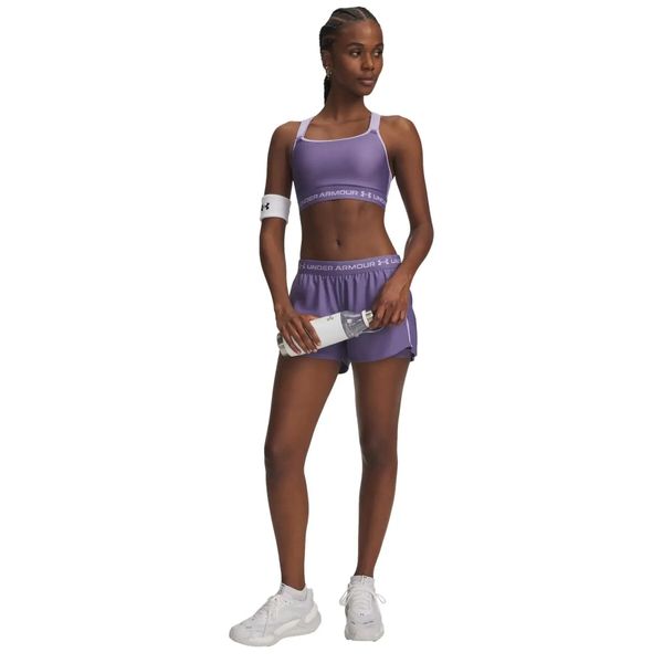 Szorty damskie Under Armour Tech Play Up. Fioletowe spodenki sportowe damskie Under Armour, xl, z dzianiny, na fitness i siłownię. Za 191.00 zł.