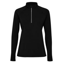 Bluza Z Długim Rękawem Dla Pań I Panów Estambul Quarter Zip. Czarne bluzy bez kaptura damskie ROLY. Za 86.99 zł.