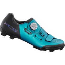 MTB - Buty rowerowe SH-XC502, Woman Sea Green. Niebieskie buty trekkingowe męskie SHIMANO, bez zapięcia, rowerowe. Za 674.50 zł.