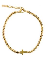 U.S. Polo Assn. Pozłacana bransoletka z elementem ozdobnym rozmiar: onesize. Czarne biżuteria dla mężczyzn U.S. Polo Assn., pozłacane. Za 60.99 zł.