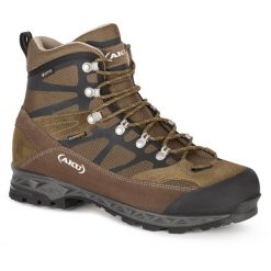 Buty trekkingowe Aku Trekker Pro GTX z Vibram i GoreTex. Brązowe buty trekkingowe męskie Aku, z gore-texu, bez zapięcia, trekkingowe, gore-tex. Za 599.00 zł.