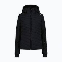 Kurtka narciarska damska CMP 35W0166 Zip Hood. Czarne kurtki narciarskie i snowboardowe damskie CMP, bez wzorów, bez kaptura, narciarskie. Za 839.99 zł.