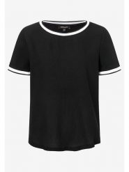 More & More Koszulka w kolorze czarnym rozmiar: 34. Czarne t-shirty damskie MORE & MORE, bez wzorów, bez kołnierzyka. Za 64.95 zł.