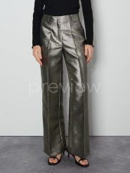 Someday Spodnie "Catsby" w kolorze srebrnym rozmiar: 38. Szare spodnie materiałowe damskie Someday, bez wzorów, z materiału. Za 287.84 zł.