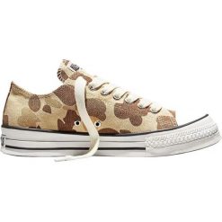 Buty sportowe Converse Chuck Taylor Throwback. Brązowe buty sportowe na co dzień damskie Converse, z materiału, bez zapięcia. Za 590.00 zł.
