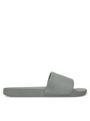 Calvin Klein Klapki Pool Slide W/ Ck Square HM0HM01754 Szary. Szare klapki i japonki męskie CALVIN KLEIN, ze skóry. Za 139.99 zł.