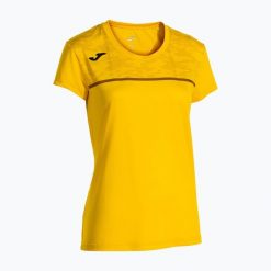 Koszulka do biegania damska Joma Record III. Żółte bluzki sportowe damskie Joma, s, bez kołnierzyka, bez ramiączek. Za 89.99 zł.