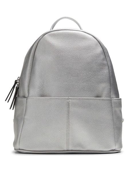 Clarks Plecak "Handlist Lulu" w kolorze srebrnym - 24,5 x 30 x 12 cm rozmiar: onesize. Szare plecaki damskie Clarks, bez wzorów, z materiału. Za 157.73 zł.